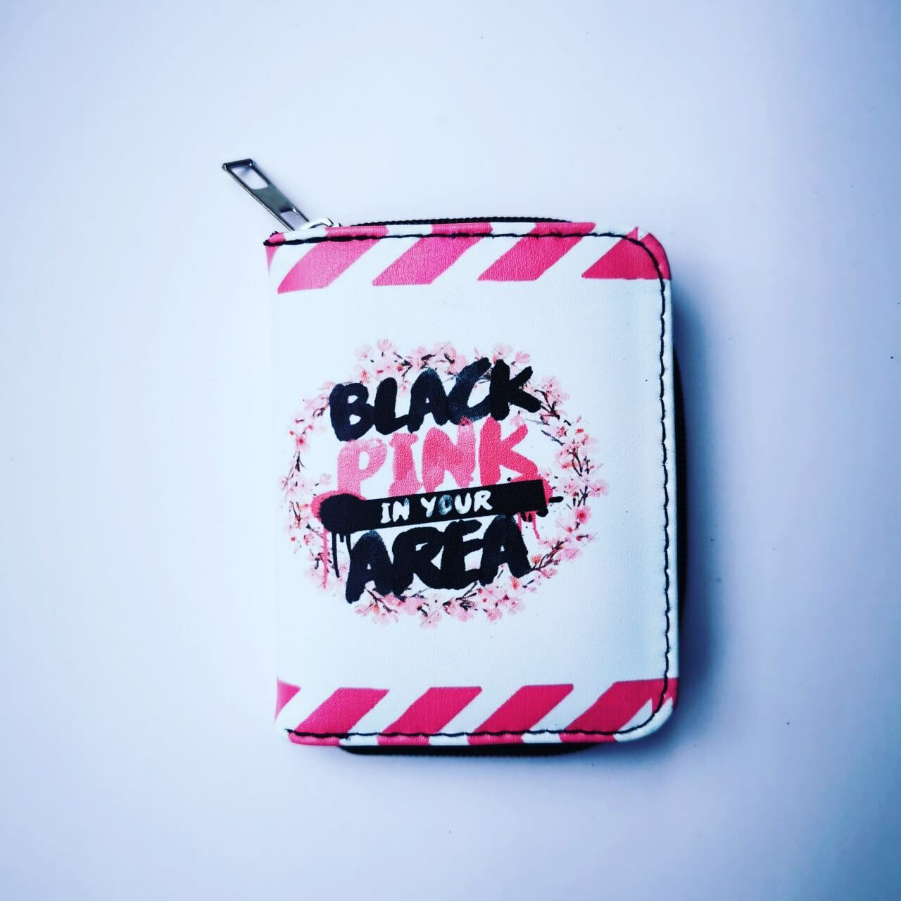 Black Pink Baskılı Mini Cüzdan