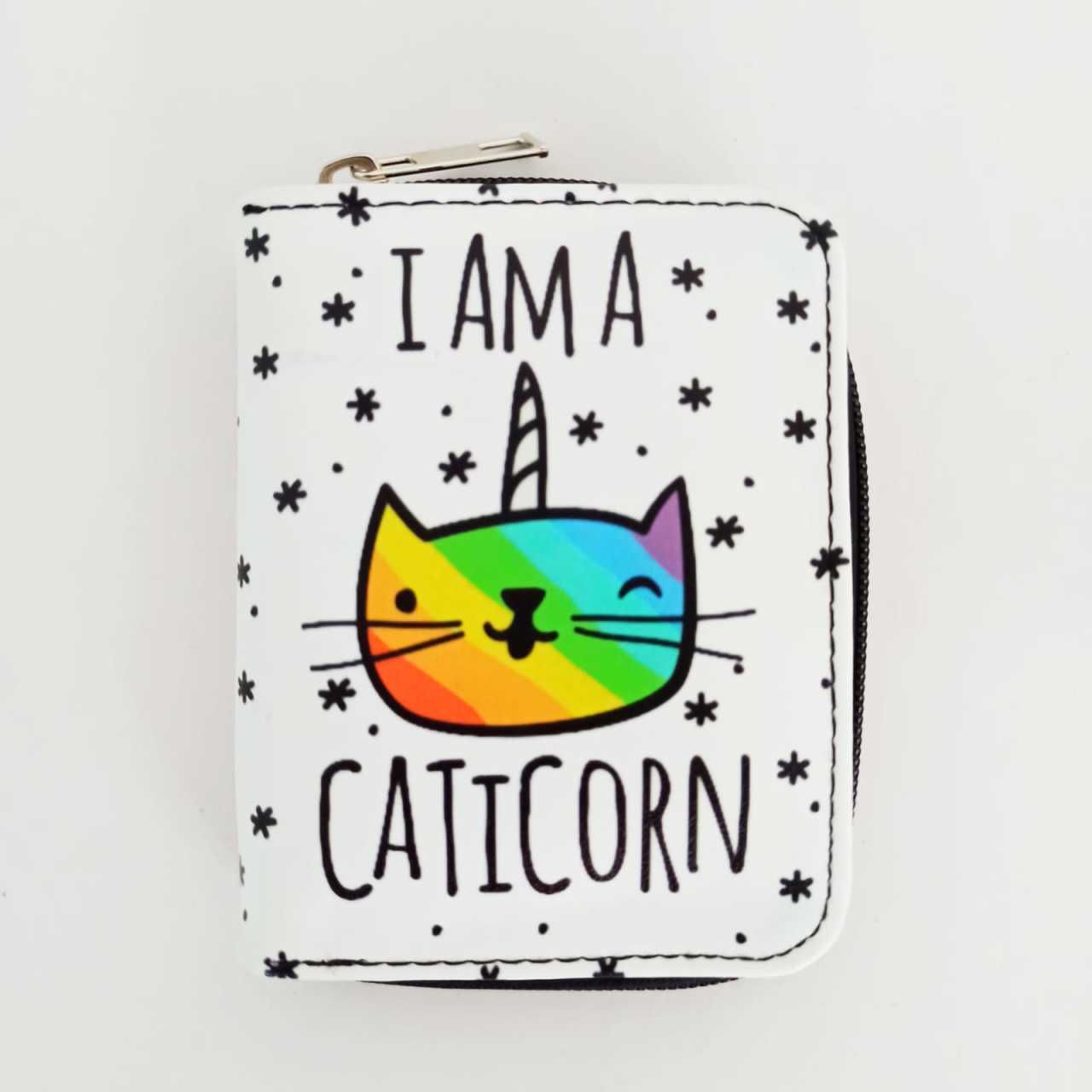 Caticorn Baskılı Cüzdan