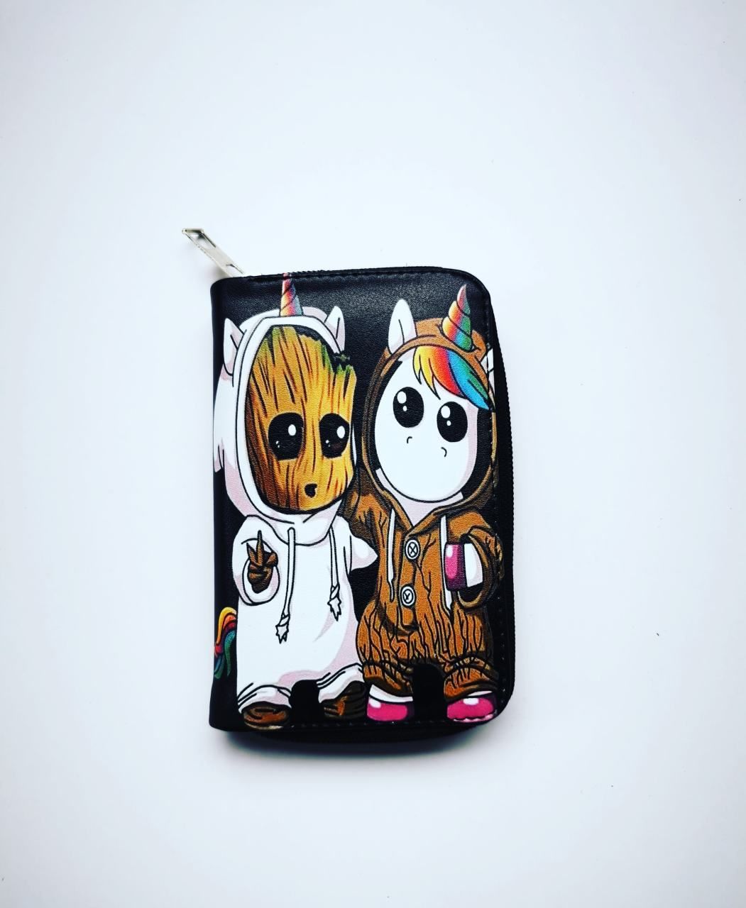 Groot ve Unicorn Baskılı Cüzdan