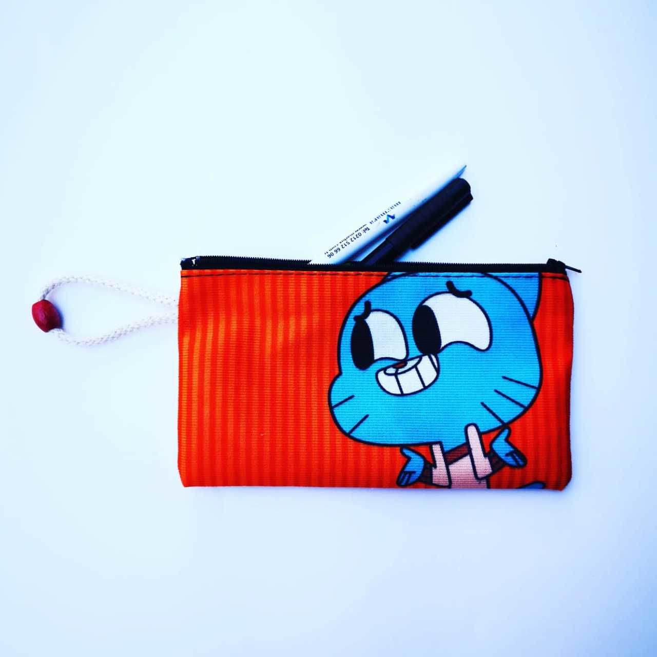 Gumball Baskılı Bez Cüzdan Kalemlik