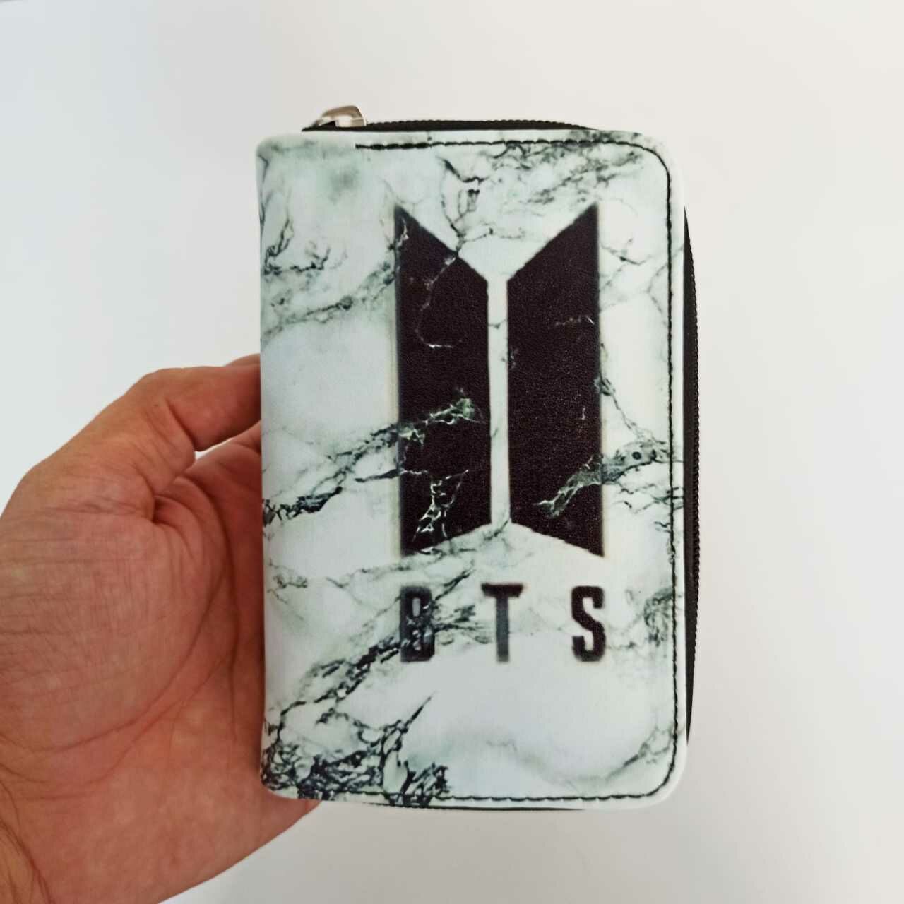 BTS Mermer Baskılı Cüzdan