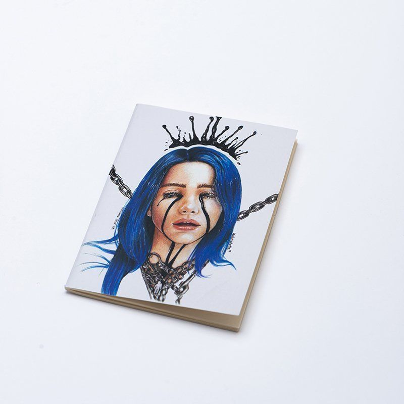 Billie Eilish Baskılı Mini Defter