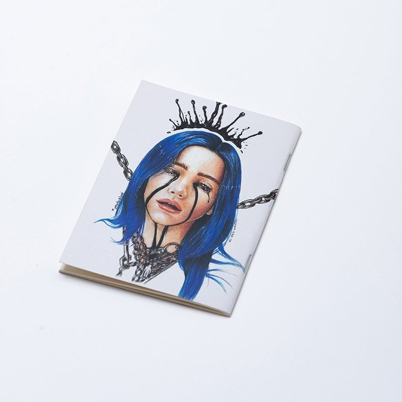 Billie Eilish Baskılı Mini Defter