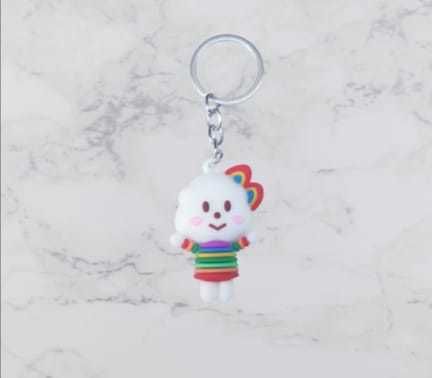 BT21 RJ Silikon Anahtarlık