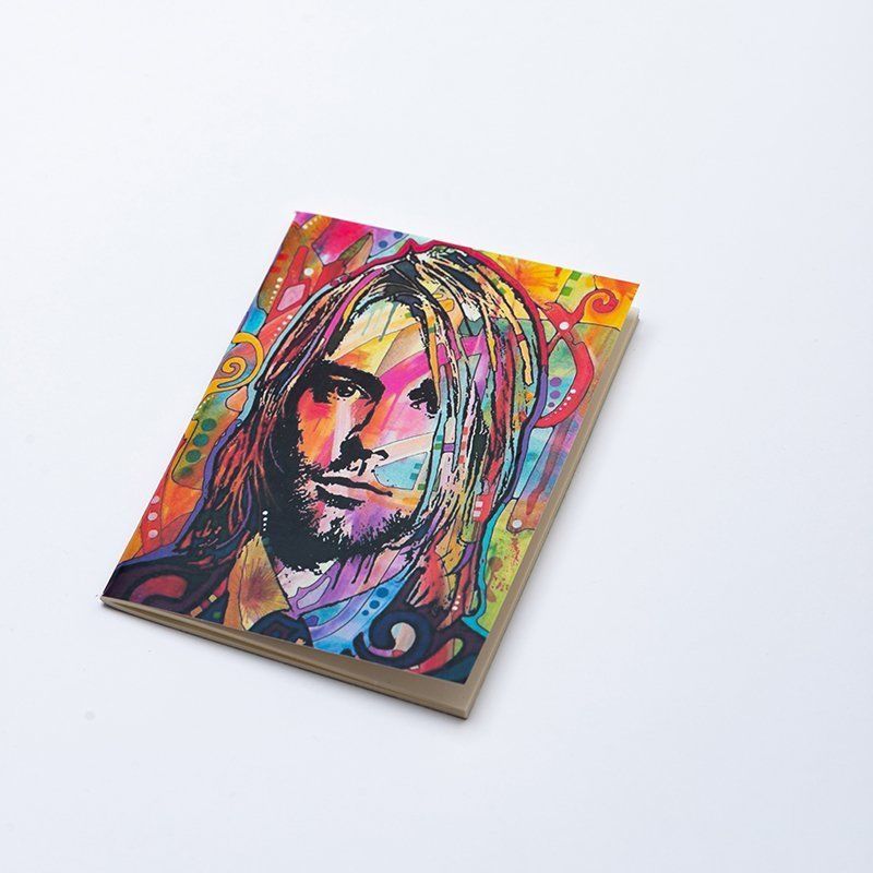 Kurt Cobain Baskılı Not Defteri