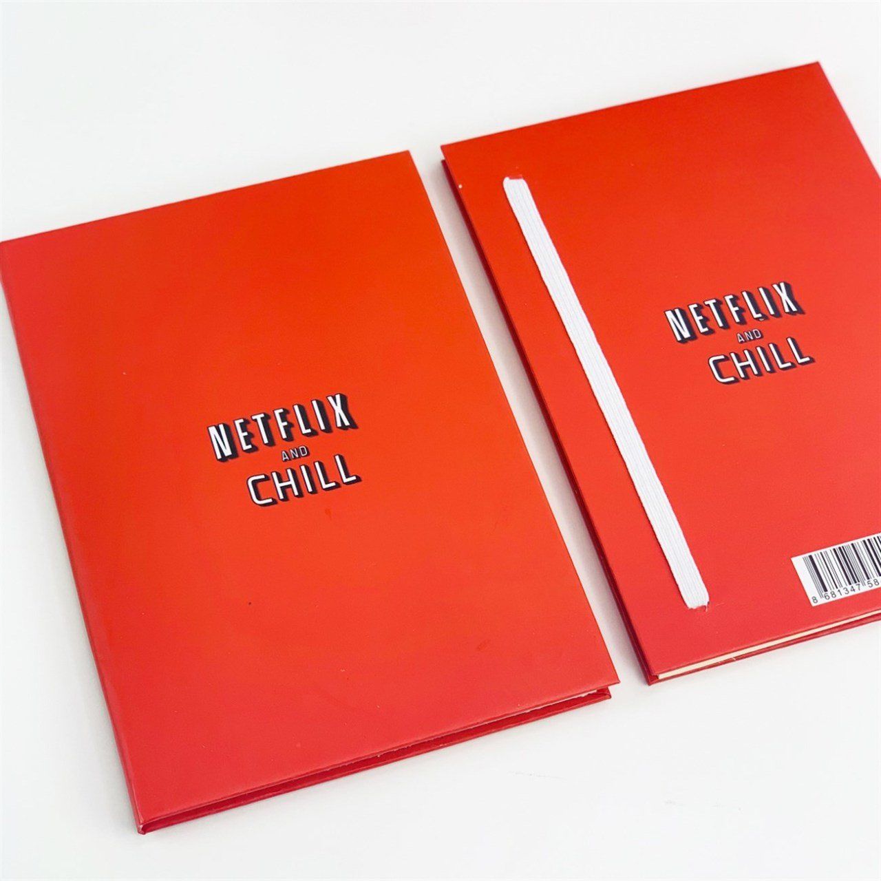 Netflix Tasarımlı Lastikli Defter