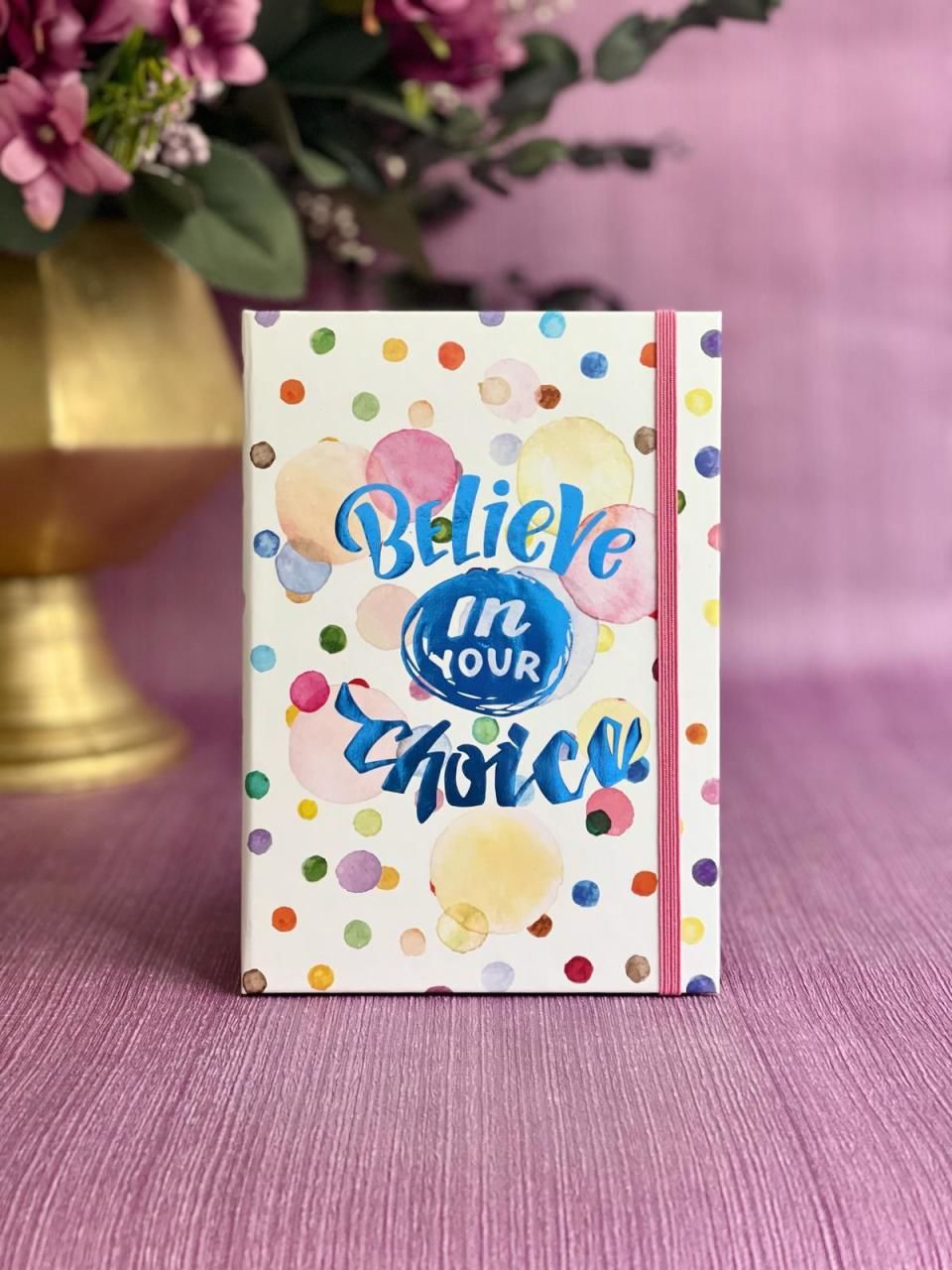 Good Vibes Only Yazı Tasarımlı Lastikli Defter