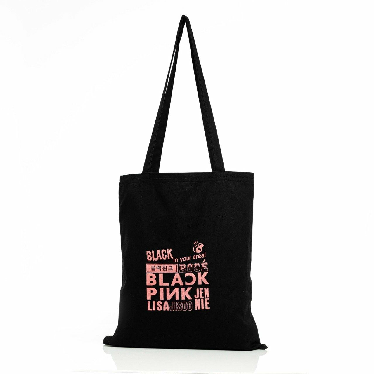 Black Pink Gabardin Bez Çanta