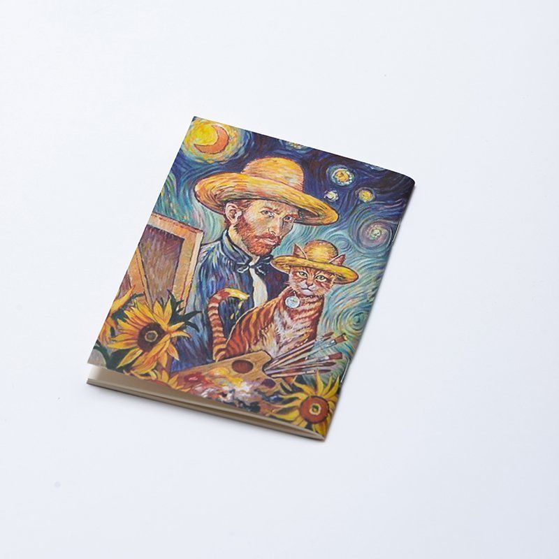 Van Gogh Baskılı Mini Defter