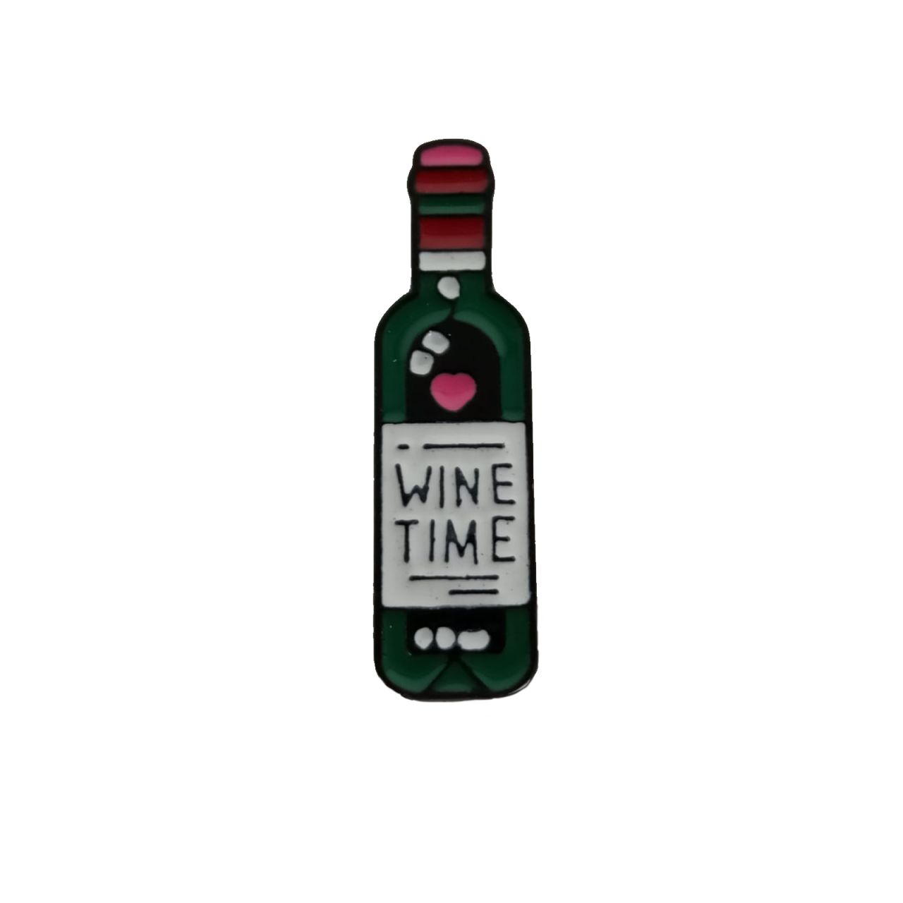 Wine Time Tasarımlı Broş