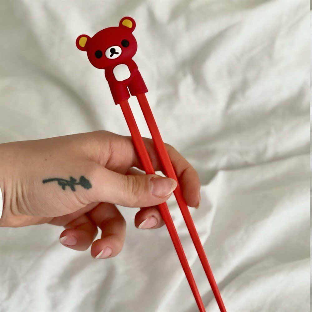 Renkli Chopstick Ve Chopstick Öğrenme Aparatı