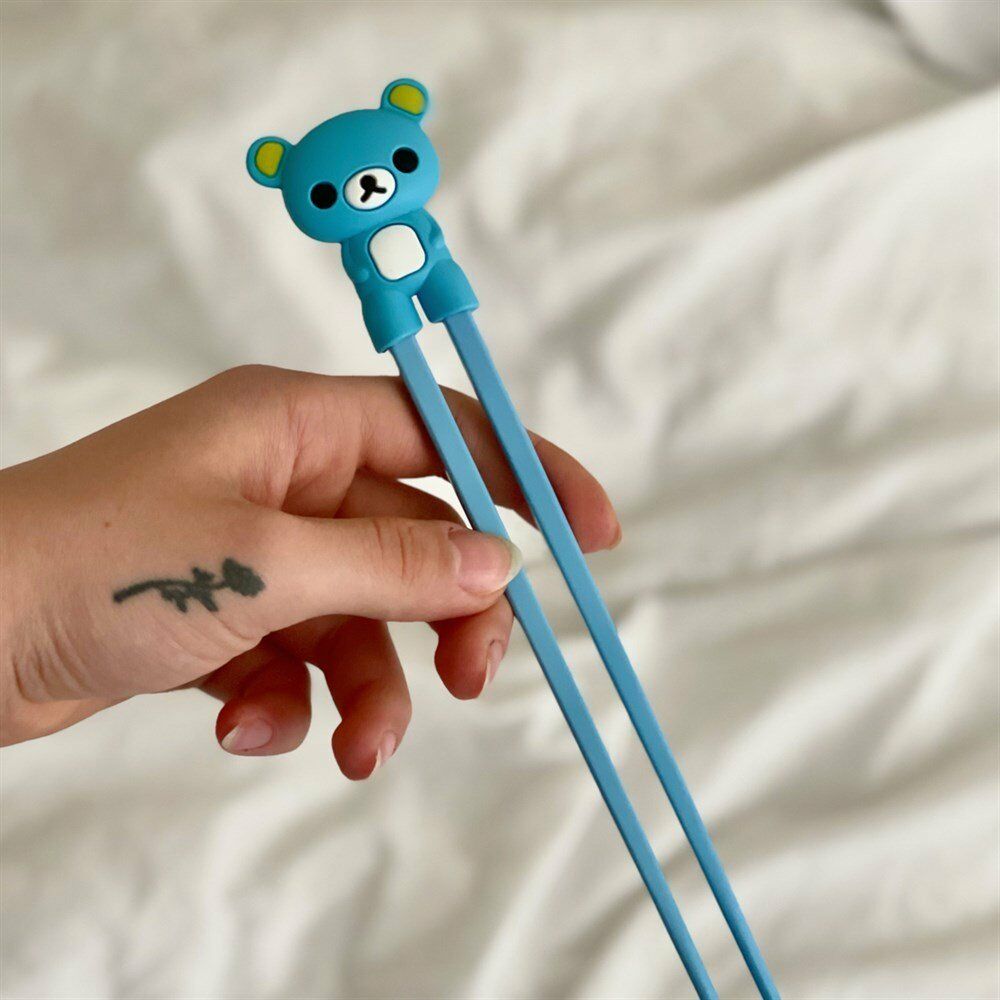 Renkli Chopstick Ve Chopstick Öğrenme Aparatı