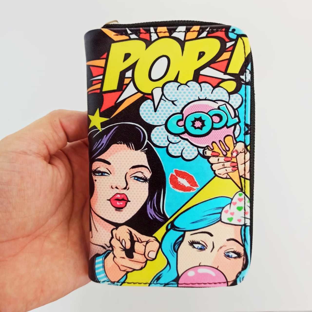 Pop Cool Baskılı Cüzdan