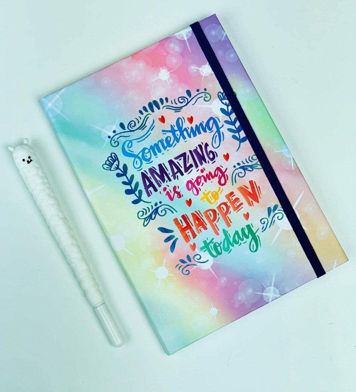 Amazing Day Tasarımlı Lastikli Defter