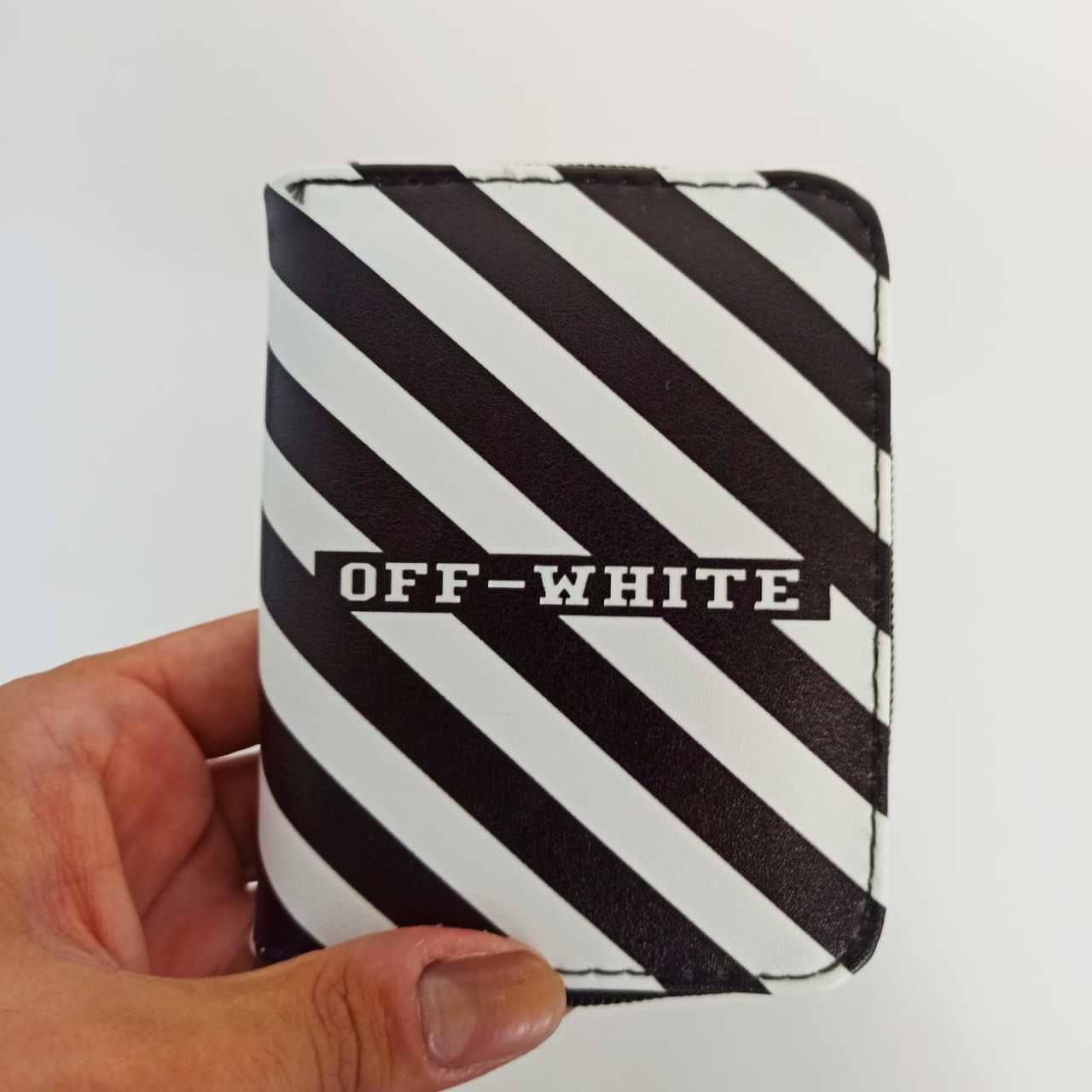 Off White Baskılı Cüzdan