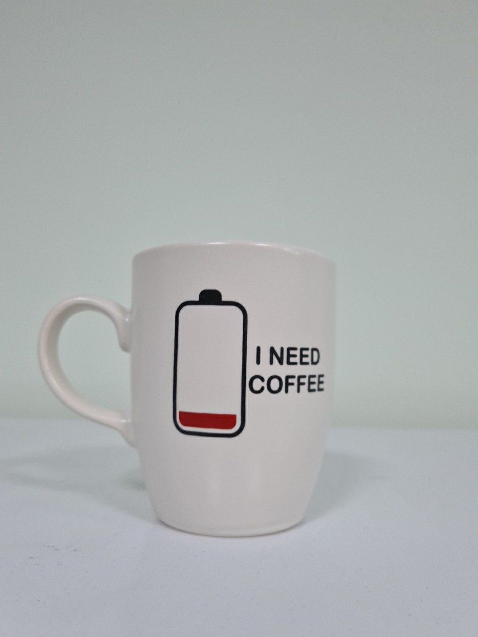 I Need Coffee Yazı Tasarımlı Kupa