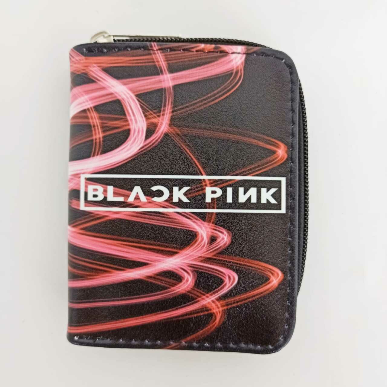 Black Pink Baskılı Cüzdan