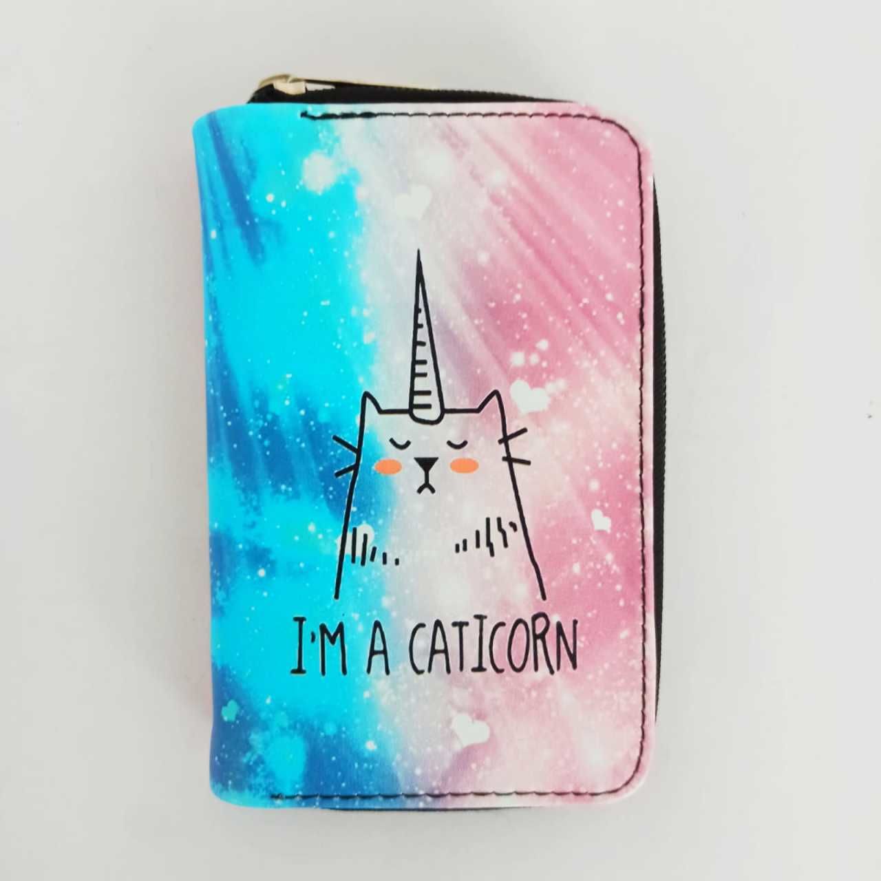 Caticorn Baskılı Cüzdan