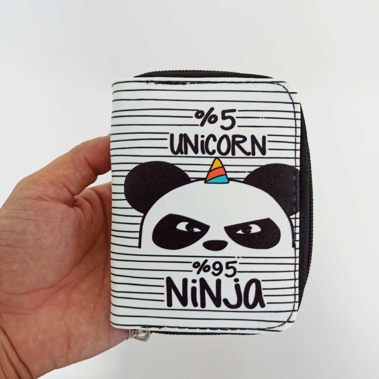 Unicorn Ninja Baskılı Cüzdan