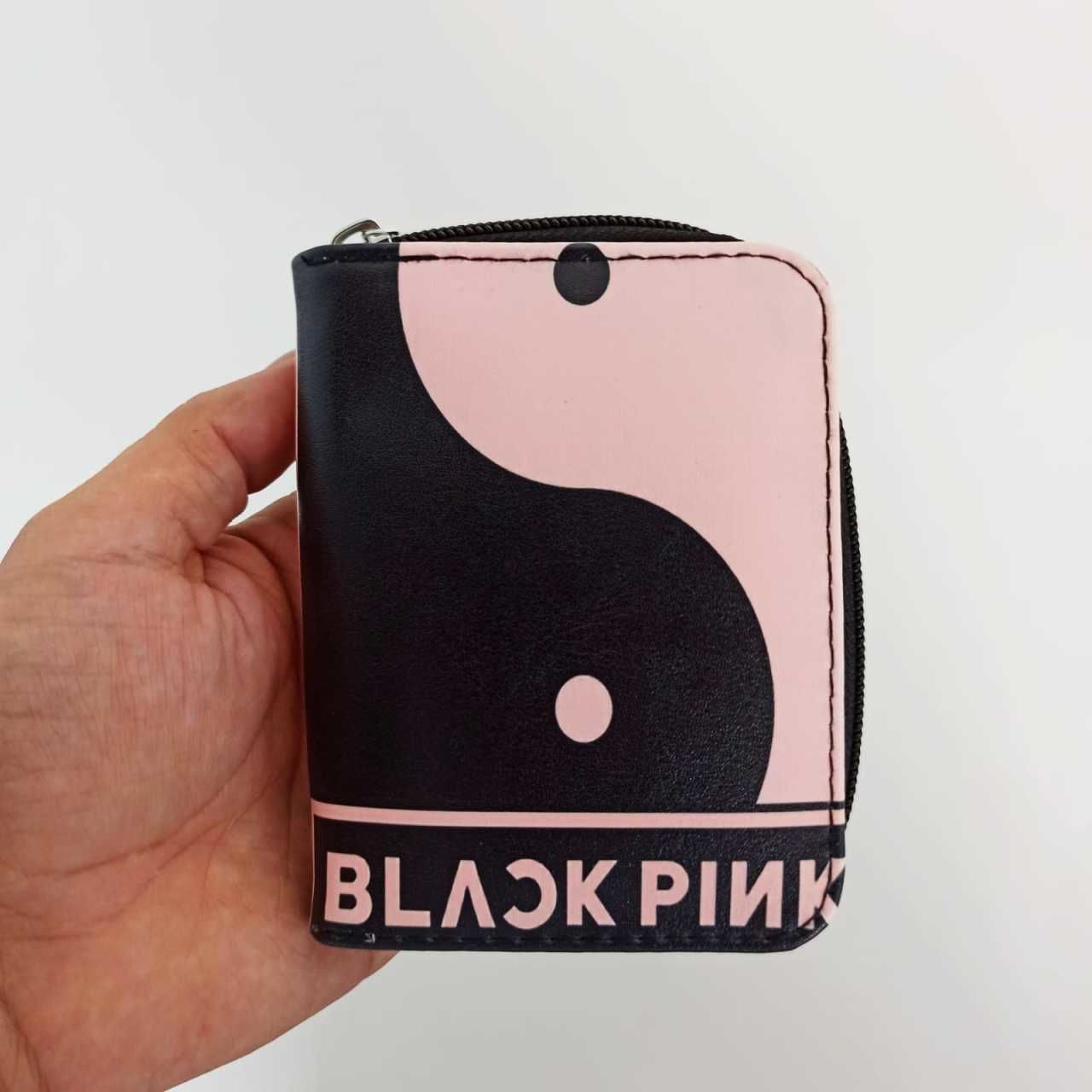 Black Pink Baskılı Cüzdan