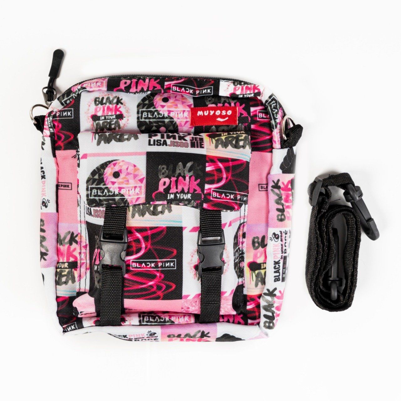 Black Pink  Muyoso Bag Cıtcıtlı Dik