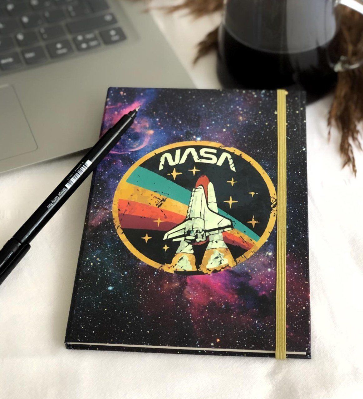 Nasa Tasarımlı Lastikli Defter