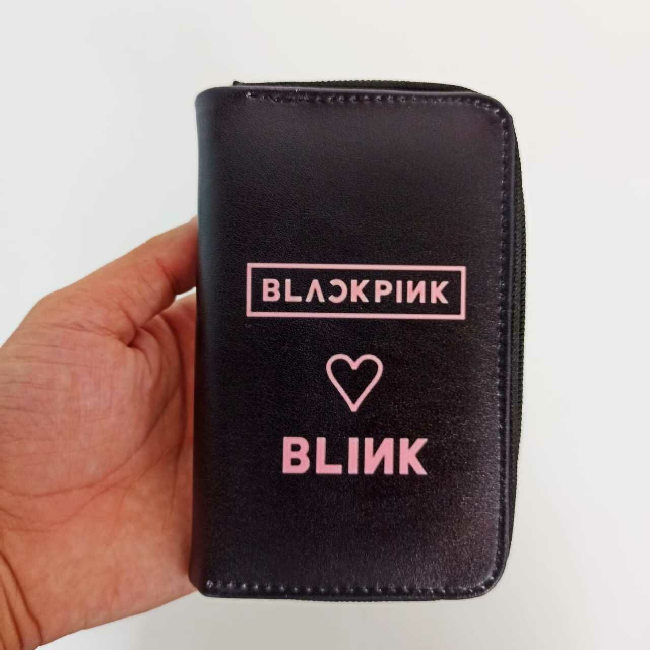 Black Pink Blink Baskılı Cüzdan