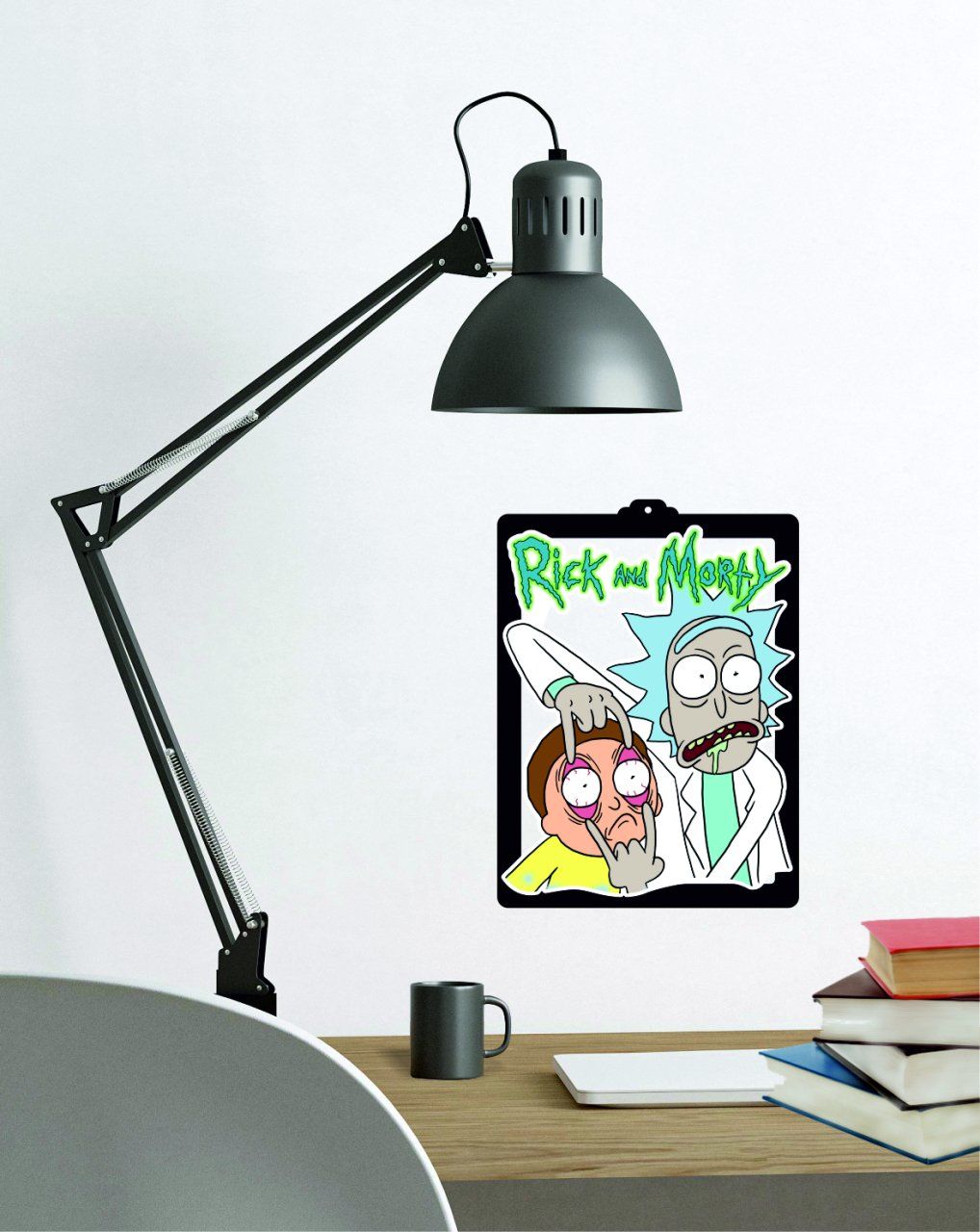 Rick and Morty Tasarımlı Duvar Tablosu