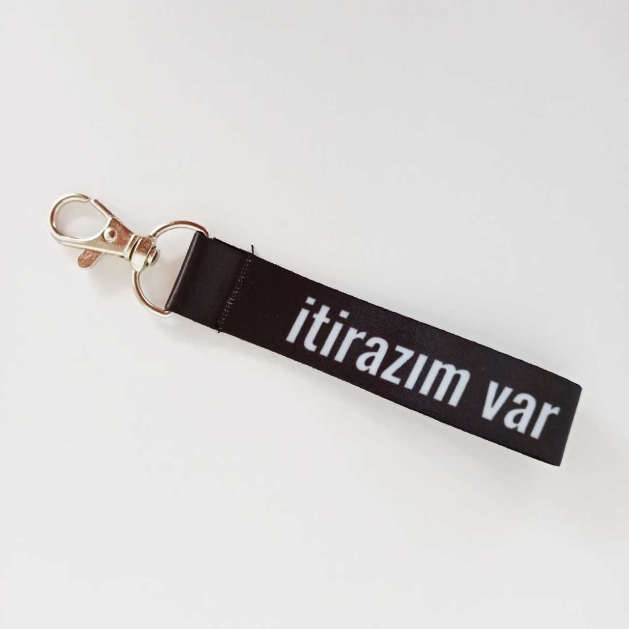 İtirazım Var Bez Anahtarlık