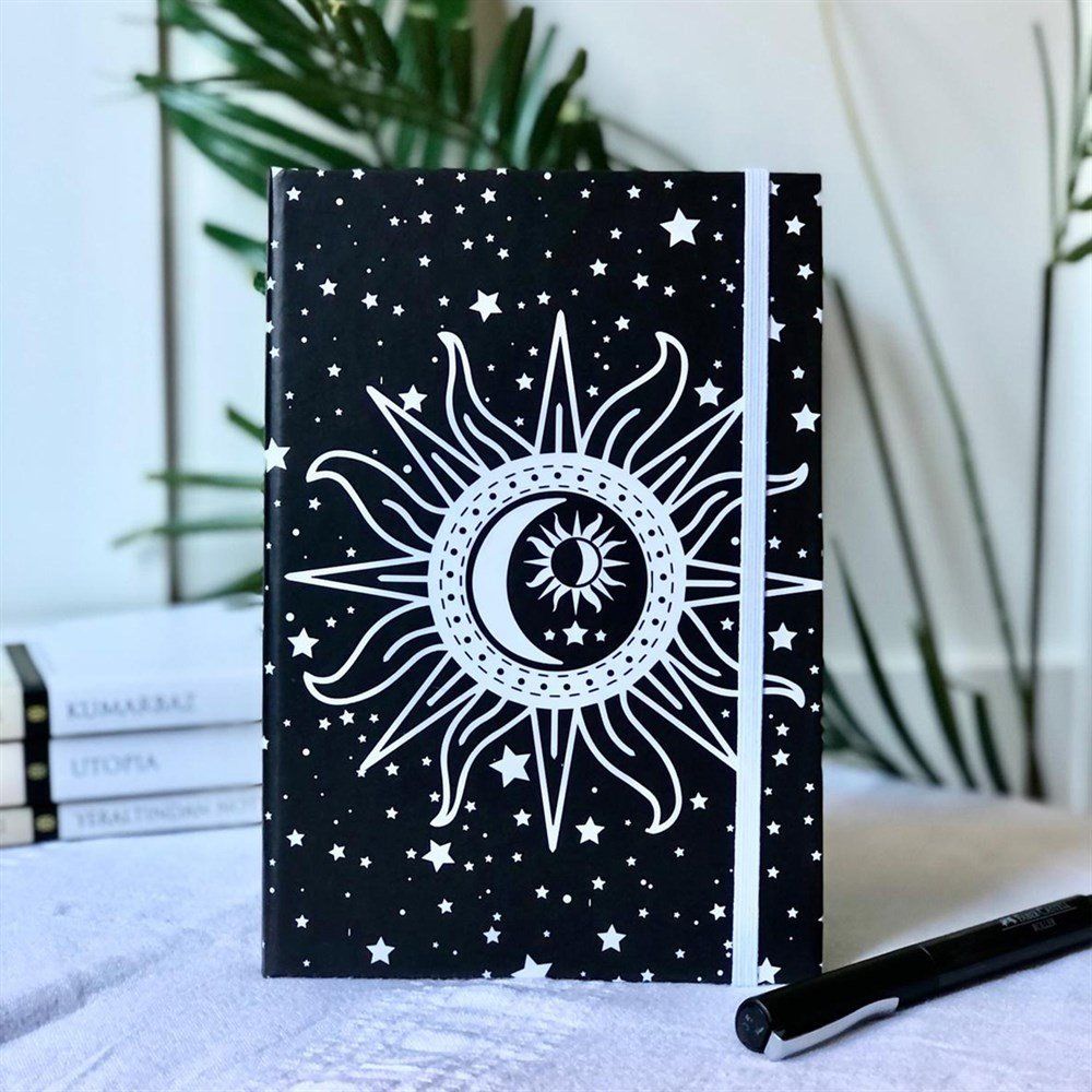 Tarot Tasarımlı Lastikli Defter