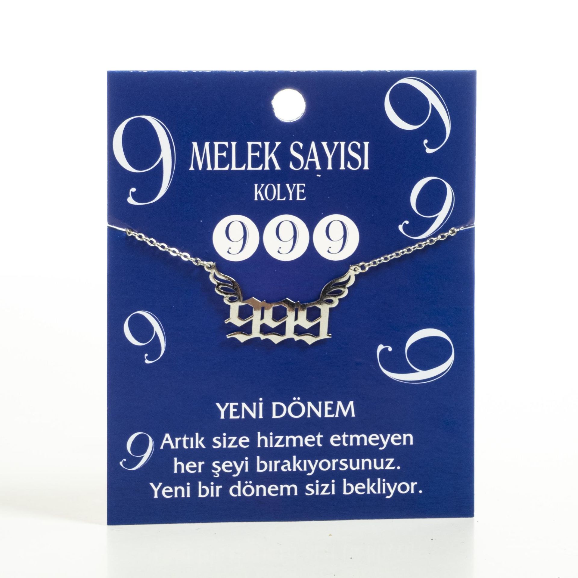 Melek Sayısı 999 Zincirli Kolye