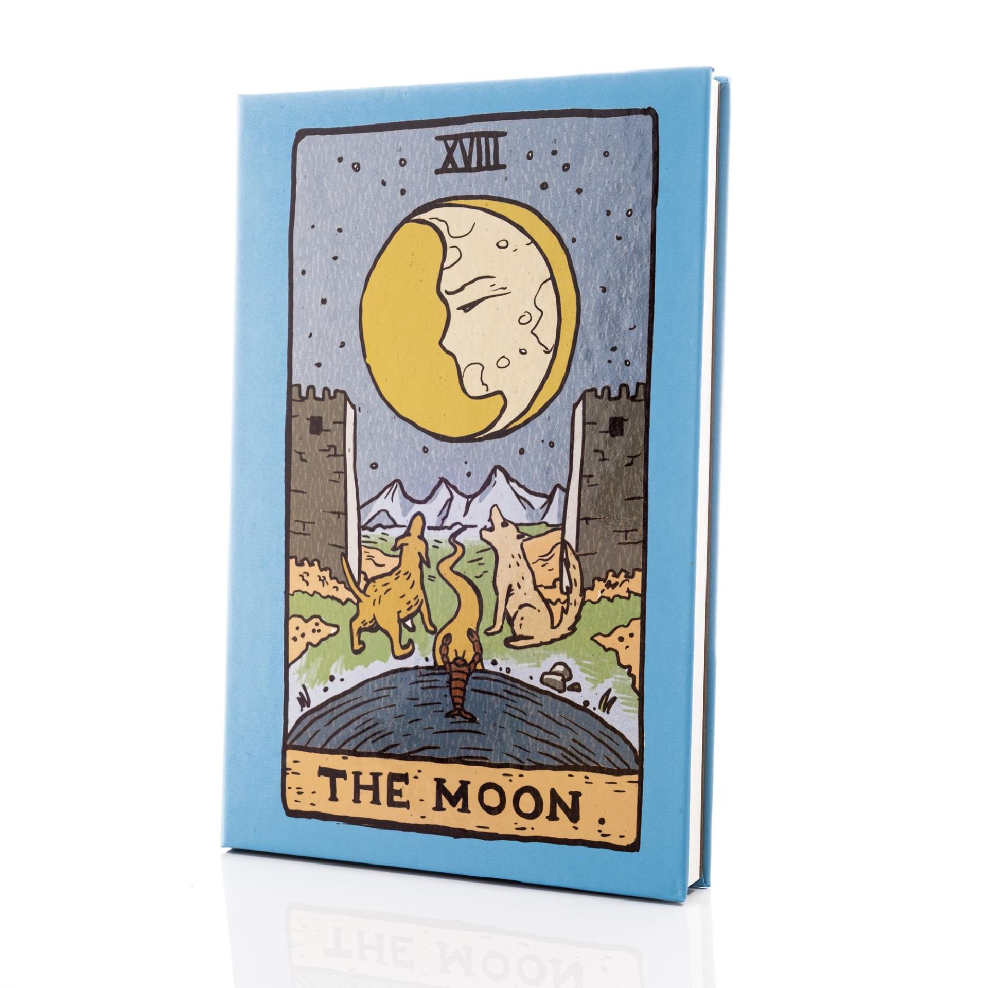 The Moon Tasarımlı Lastikli Defter Tasarımlı Lastikli Defter