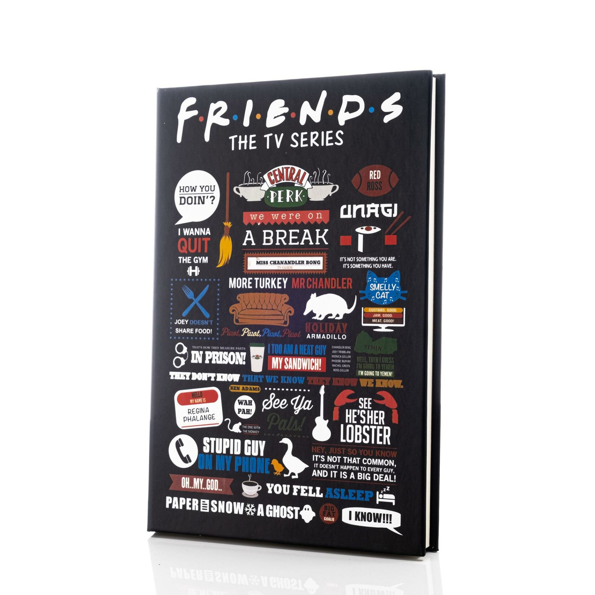 Friends Tasarımlı Lastikli Defter