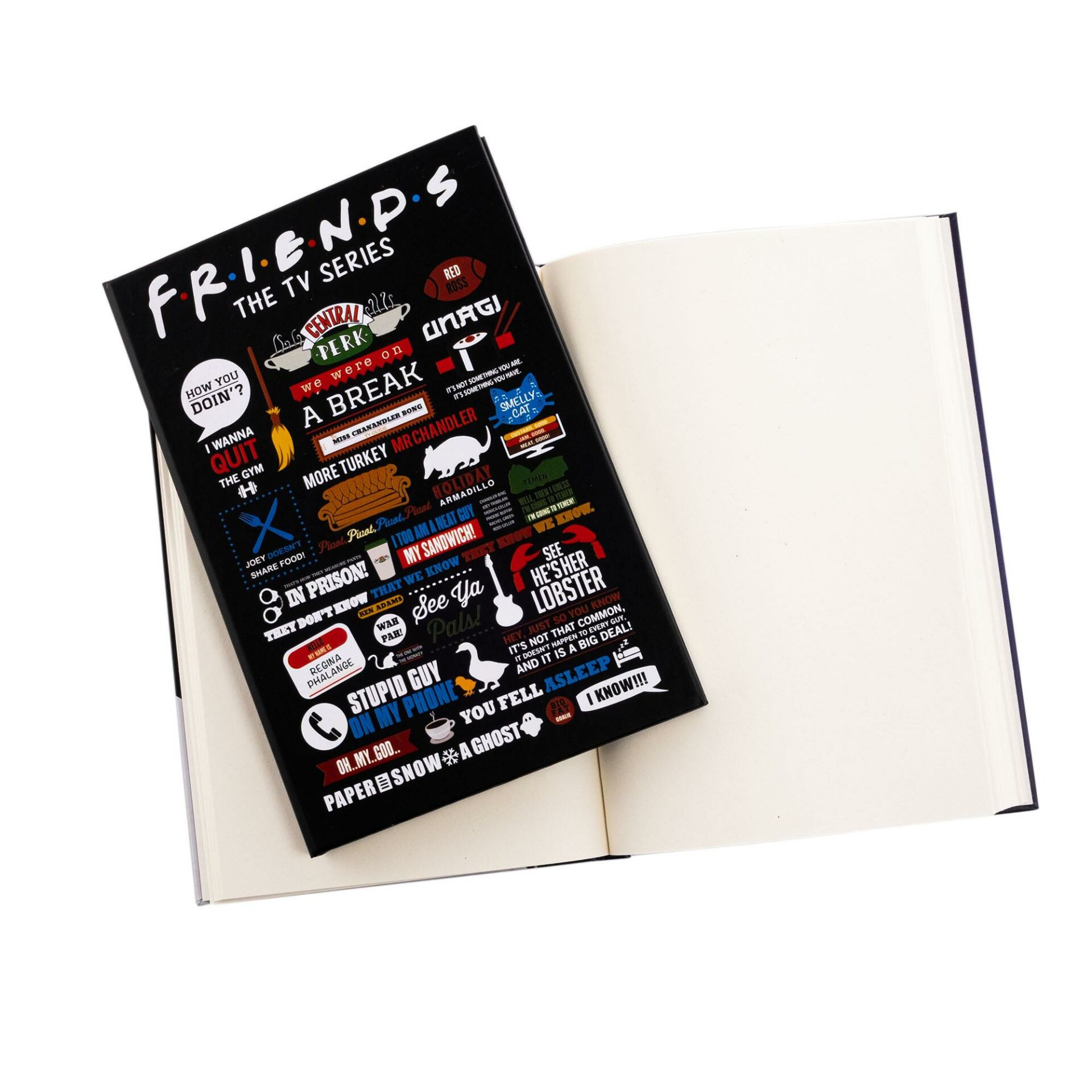 Friends Tasarımlı Lastikli Defter