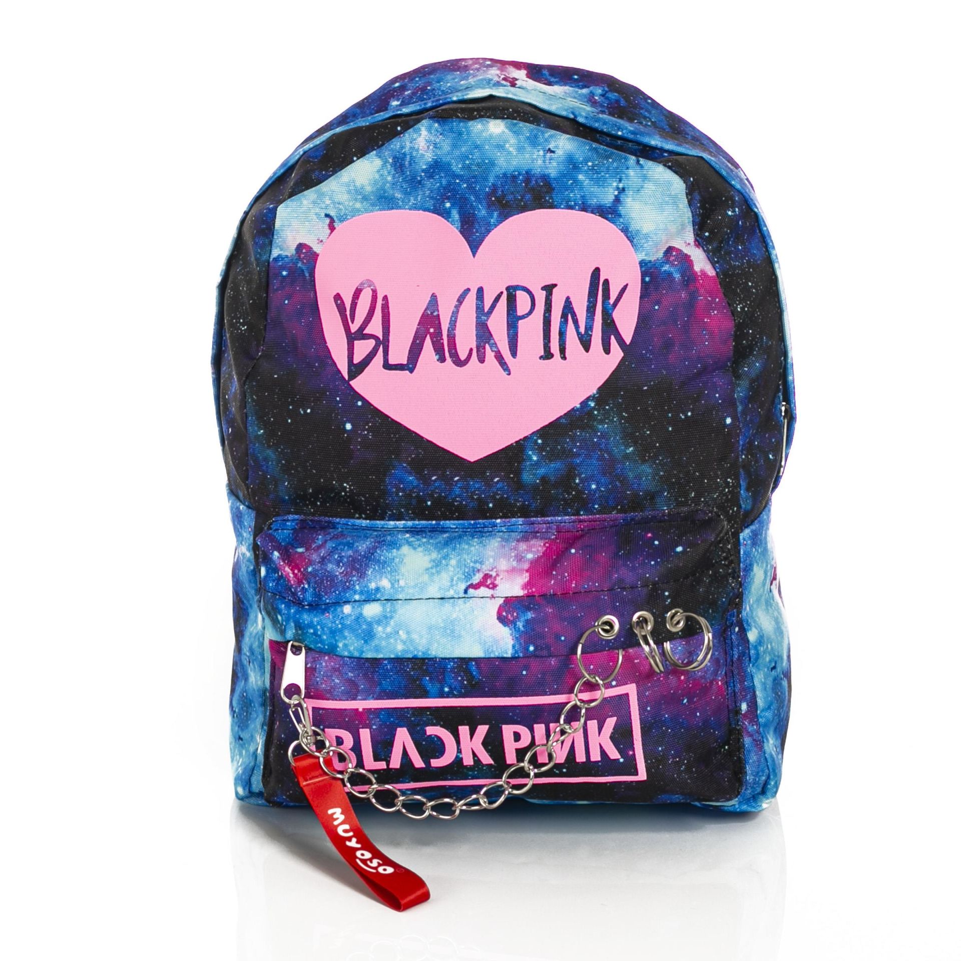 Piersingli Black Pink Sırt ve Okul Çantası