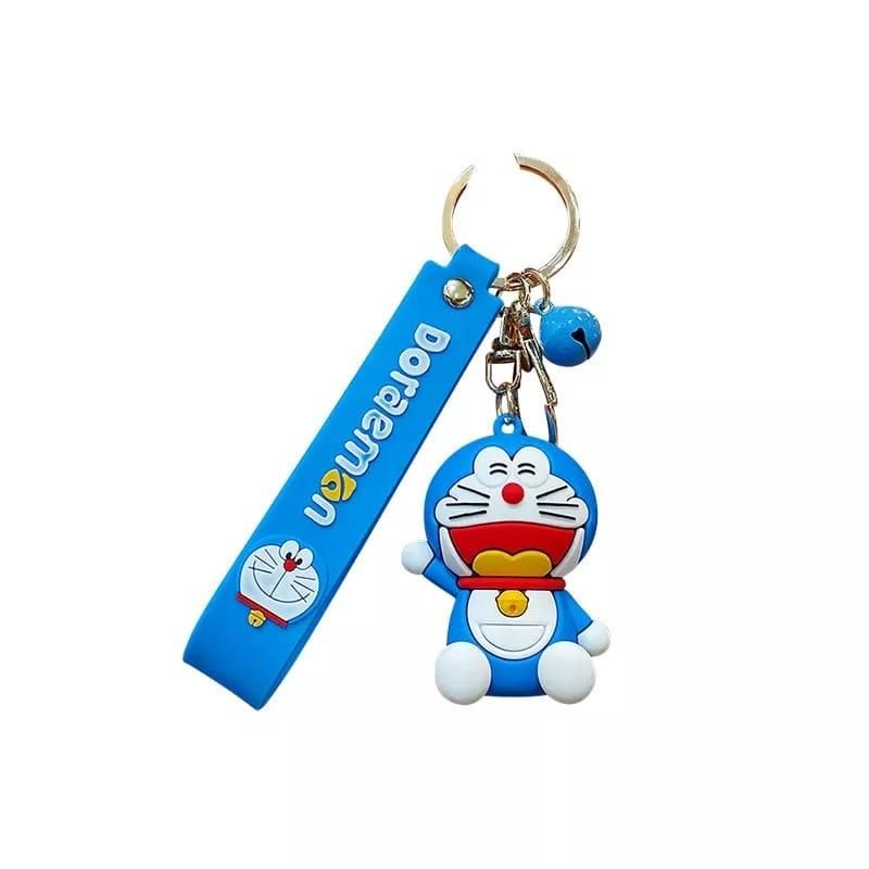 Doraemon Tasarımlı Slikon Anahtarlık