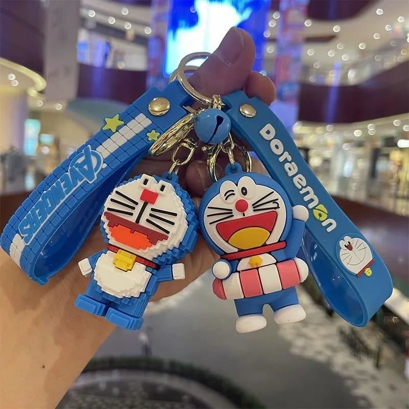 Doraemon Tasarımlı Slikon Anahtarlık