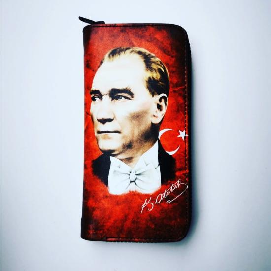 Atatürk Baskılı Cüzdan