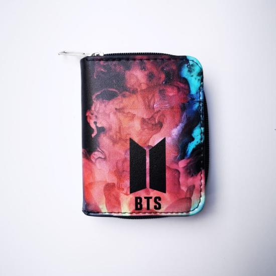 BTS Baskılı Mini Cüzdan