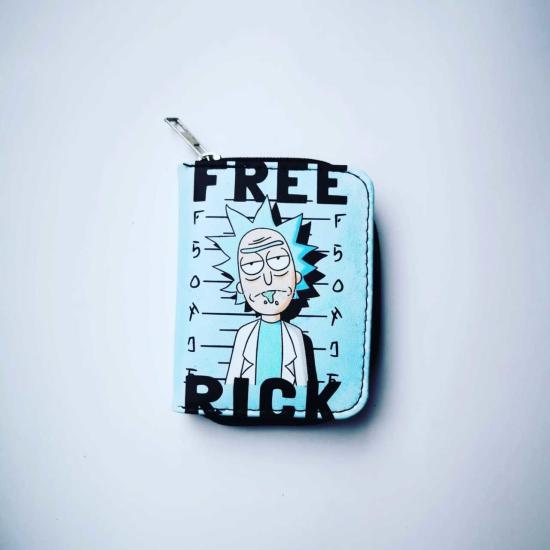 Free Rick Baskılı Cüzdan