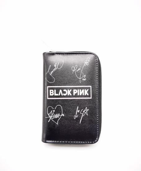 Black Pink İmza Baskılı Cüzdan