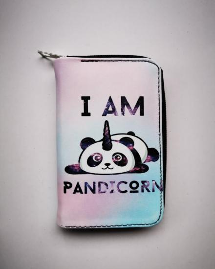 Panda Baskılı Cüzdan (I am pandacorn)