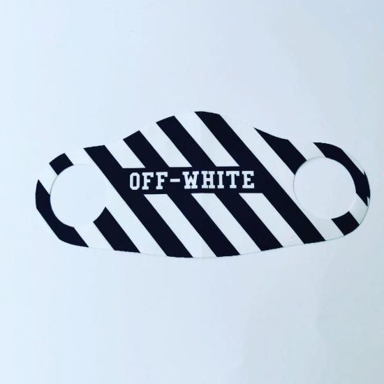 Off White Yazılı Maske