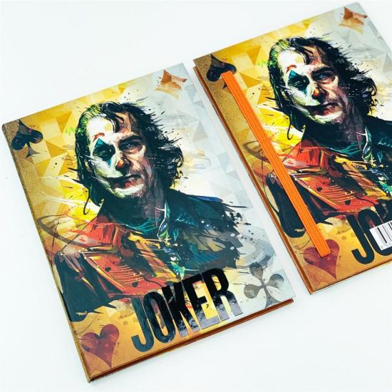 Joker Tasarımlı Lastikli Defter