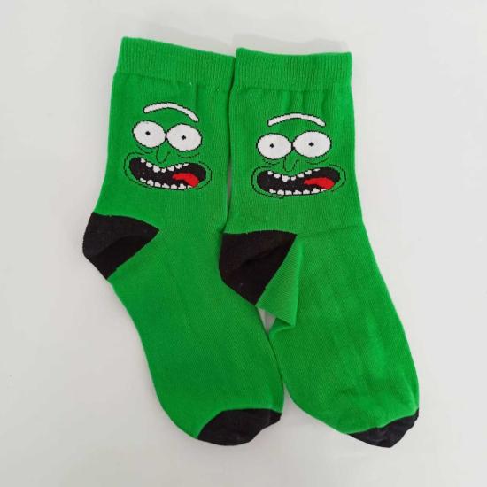 Pickle Rick Yeşil Çorap