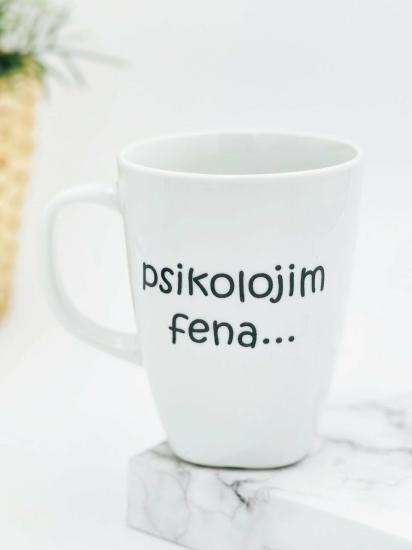 Psikolojim Fena Yazı Tasarımlı Beyaz Kupa