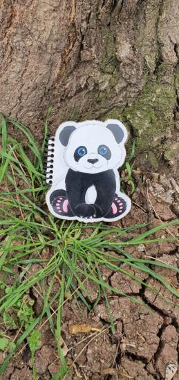 Panda Tasarımlı Şekilli Defter