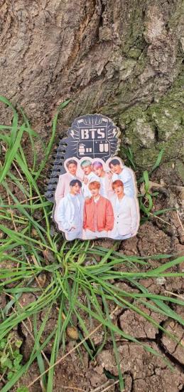 BTS Tasarımlı Şekilli Defter