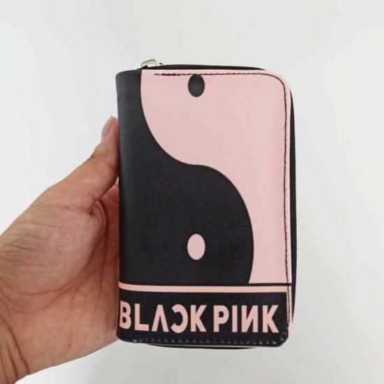 Black Pink Baskılı Cüzdan