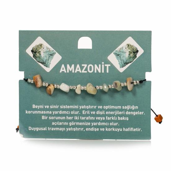 Burç Taşı Bileklik Amazonit